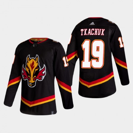 Herren Eishockey Calgary Flames Trikot Matthew Tkachuk 19 2020-21 Reverse Retro Authentic